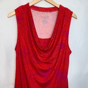 Liz Lange Nursing Friendly Maternity Cowl Neck Top